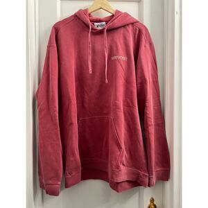 The Sunken Ship Nantucket Pullover Hoodie Sweatshirt,Faded Red size M